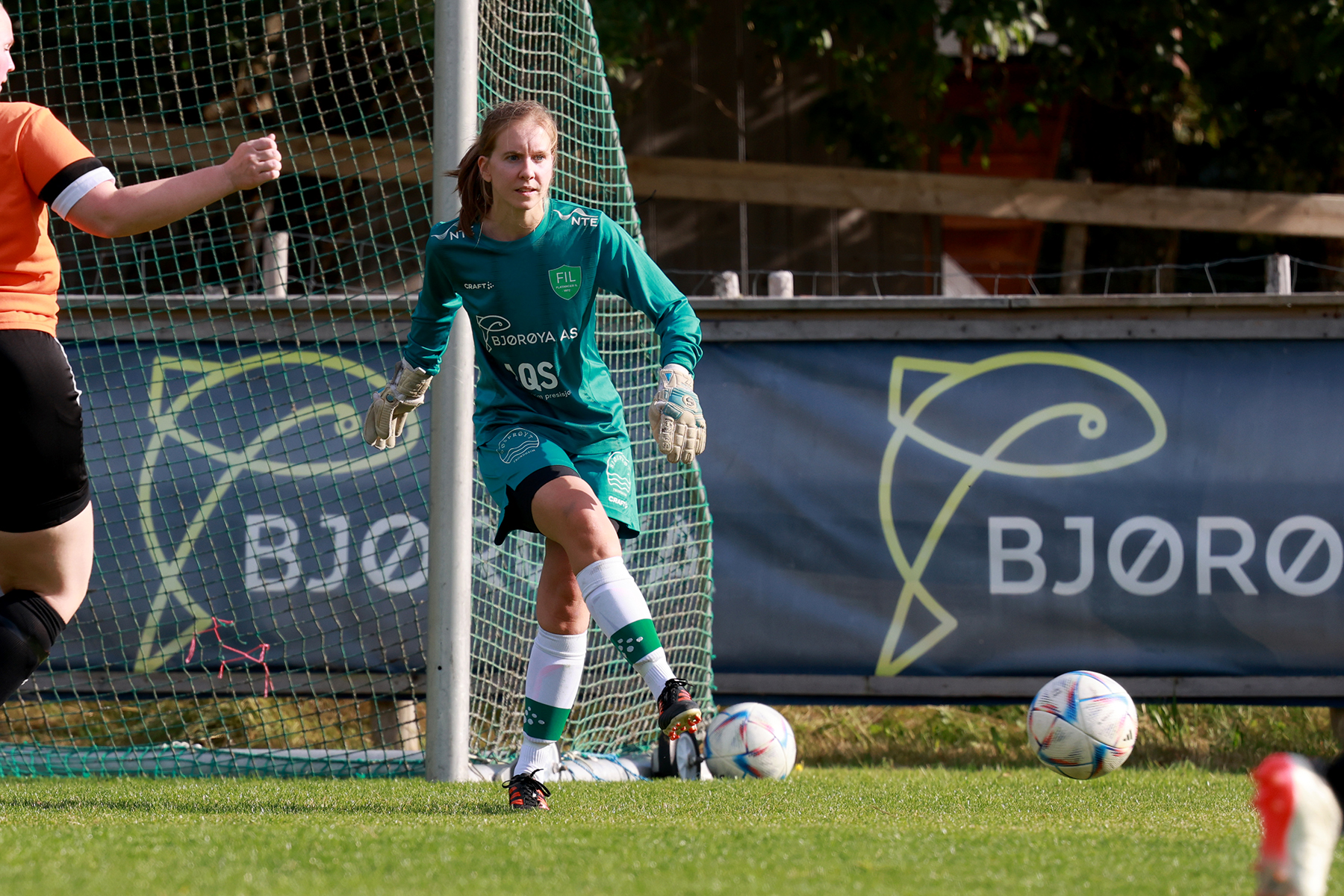 Inga Halsvik Sandnes holdt målet rent gjennom hele kampen.