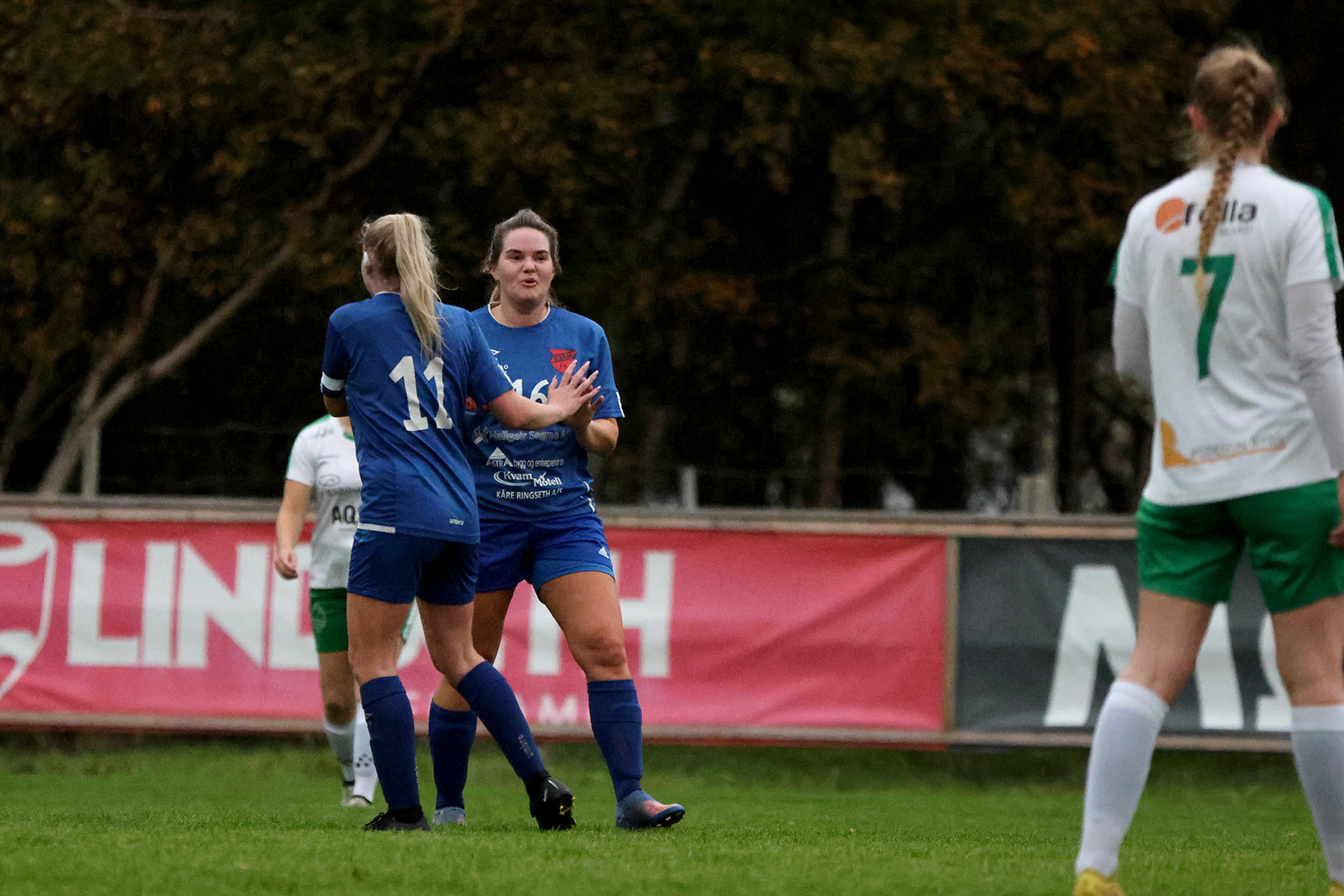 Katrine Grindberg Guin s&oslash;rget for Kvams andre m&aring;l.
