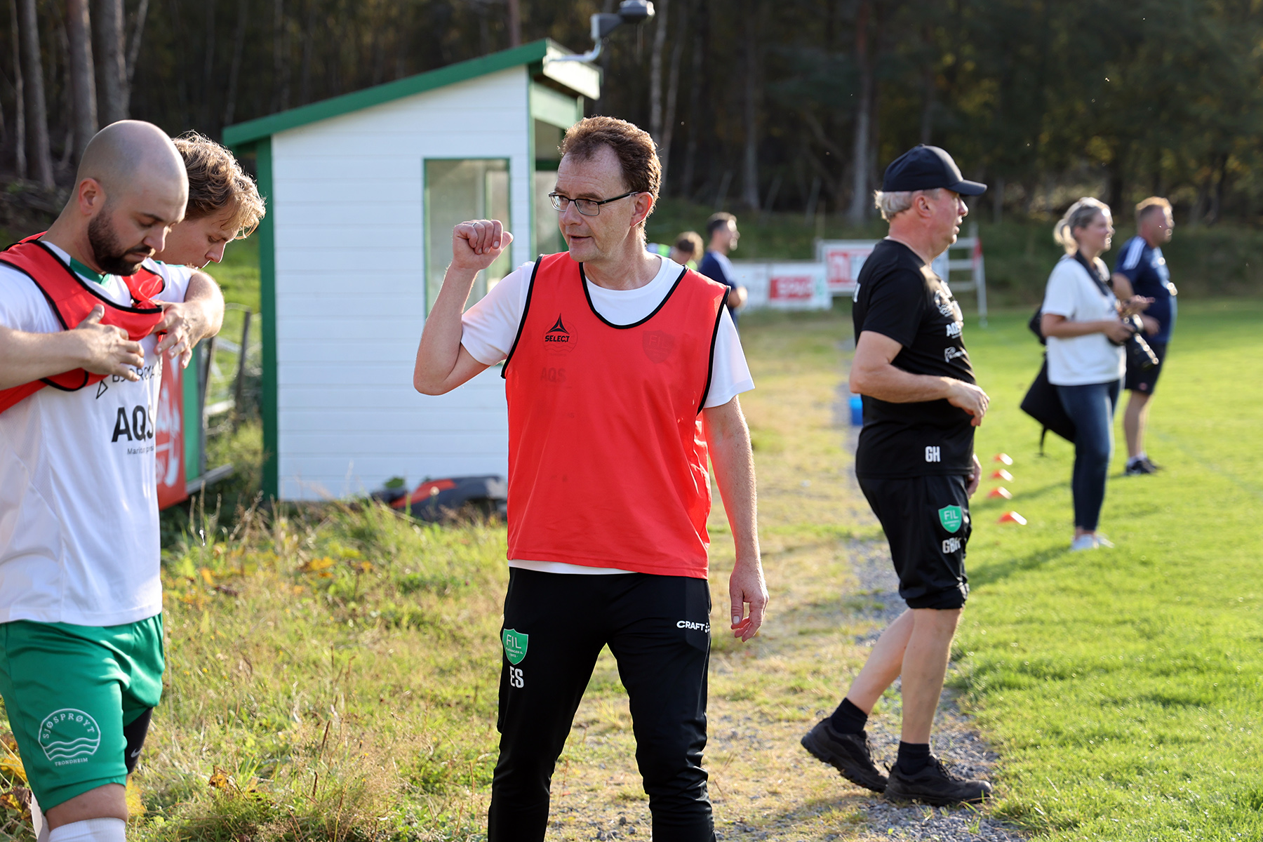 Trener Espen Sandmo er godt forn&oslash;yd etter helgas treningskamp. (Arkivfoto)