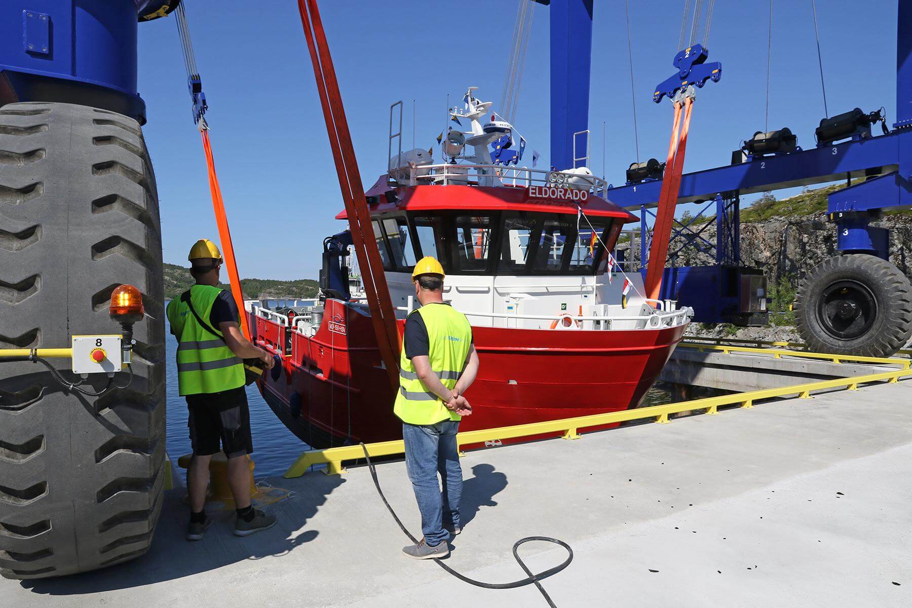 "Eldorado" ble sj&oslash;satt fra b&aring;theisen etter d&aring;pen.