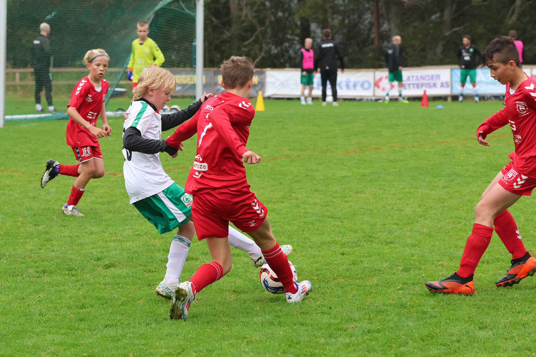 Even i kamp med r&oslash;rvikinger.