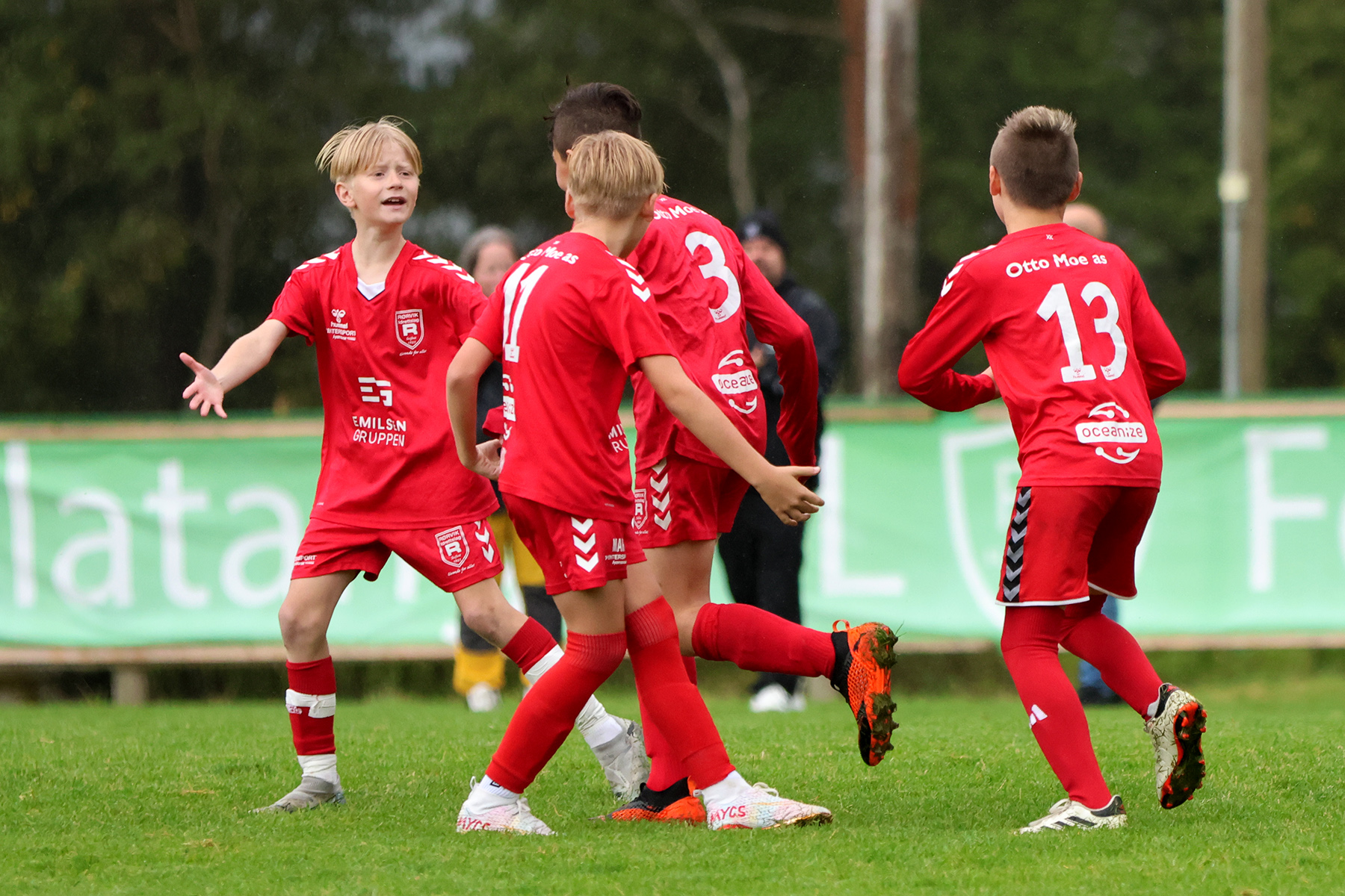 R&oslash;rvik jubler etter &aring; ha utlignet 3-3.