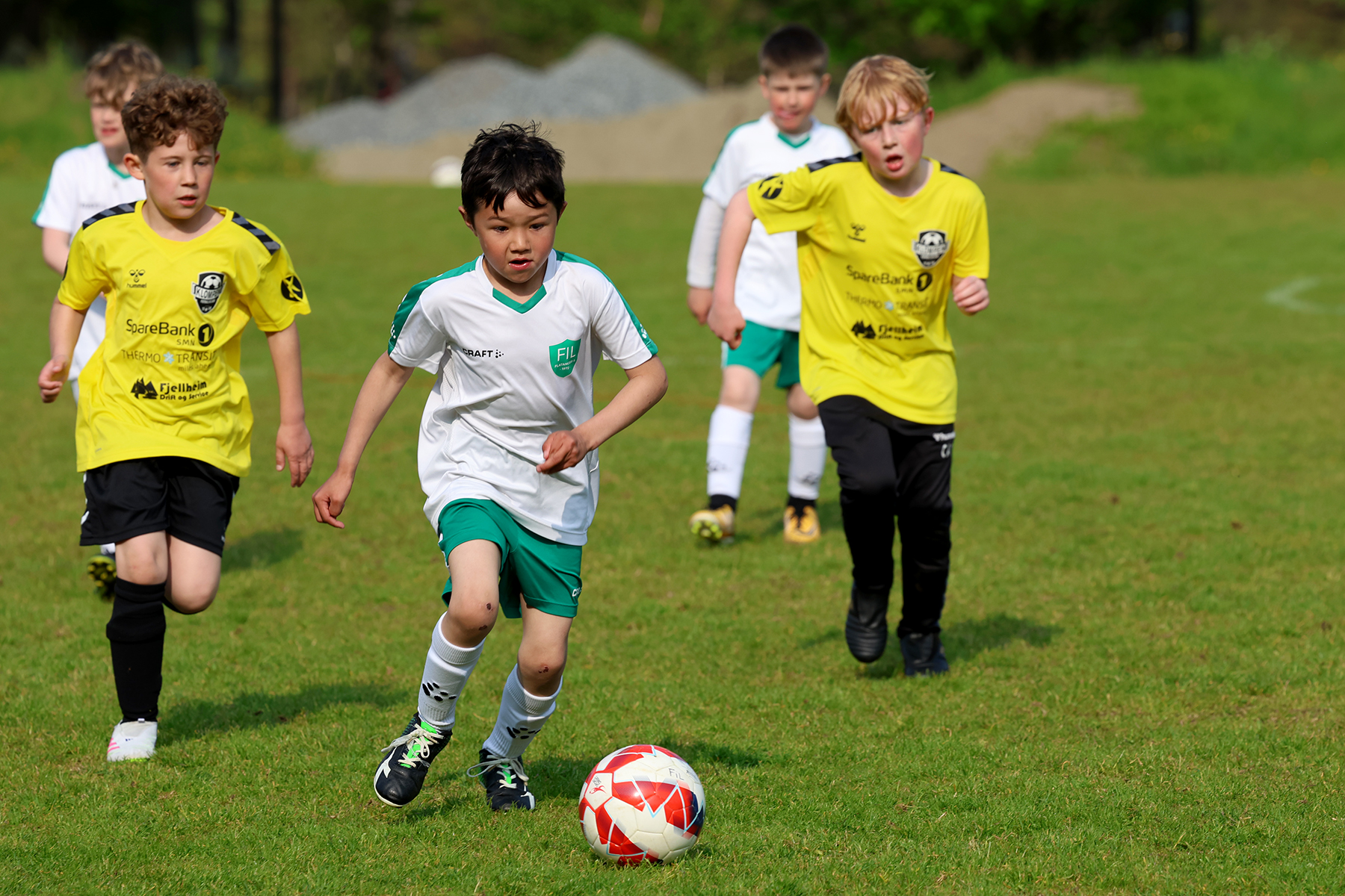 Rolf med god ballkontroll.