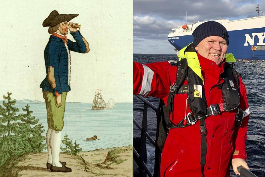 Losyrket har endret seg mye siden 1700-tallet, men m&aring;let er fortsatt det sammen: Sikre en trygg seilas langs kysten. (Foto: Norsk Folkemuseum/Jim Pedersen)