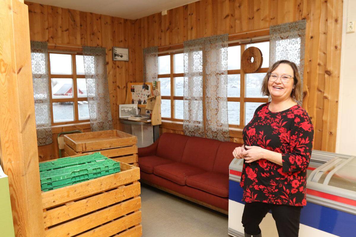 En kaffekrok skal det bli også i den nye butikken, og Gunhild Angen vil sette inn en dør slik at folk kan gå ut på terrassen med kaffekoppen.