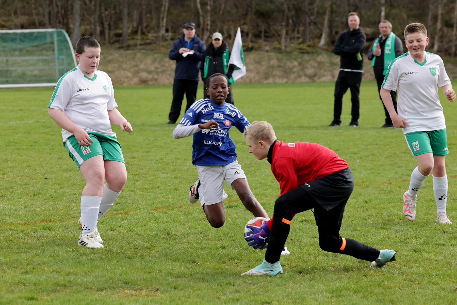 Flatangers keeper Johannes avverger et Namsos-angrep.