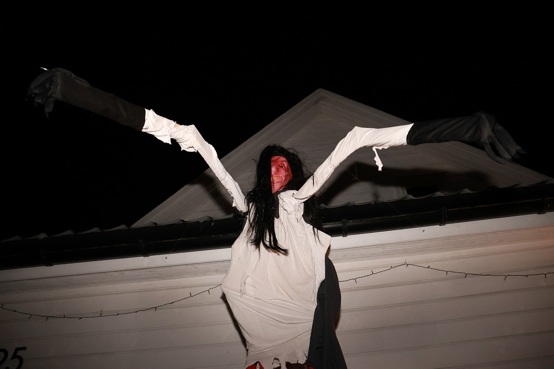 Hvem kommer flaksende fra taket?