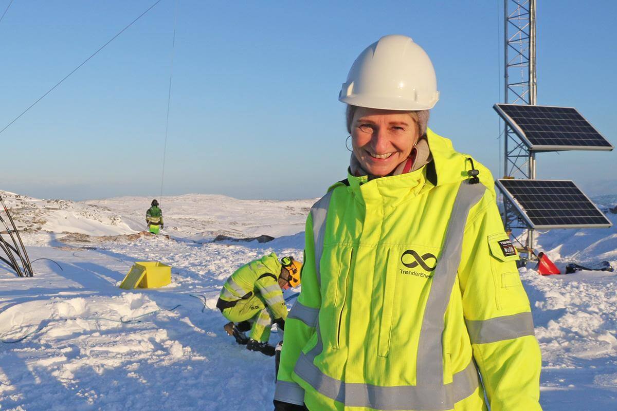 Prosjektleder Anne Louise Moe i Tr&oslash;nderenergi sier at transporten vil p&aring;g&aring; i to m&aring;neder. (Arkivbilde)