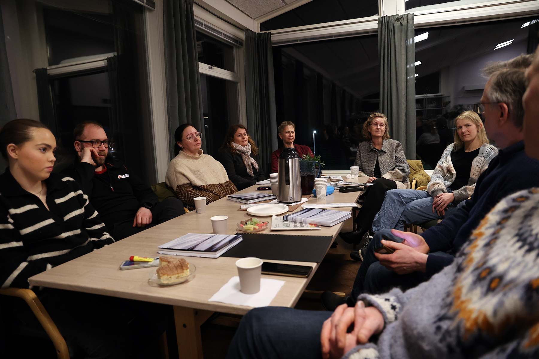 Rundt 20 personer m&oslash;tte opp p&aring; orienteringsm&oslash;tet p&aring; Milj&oslash;bygget mandag.
