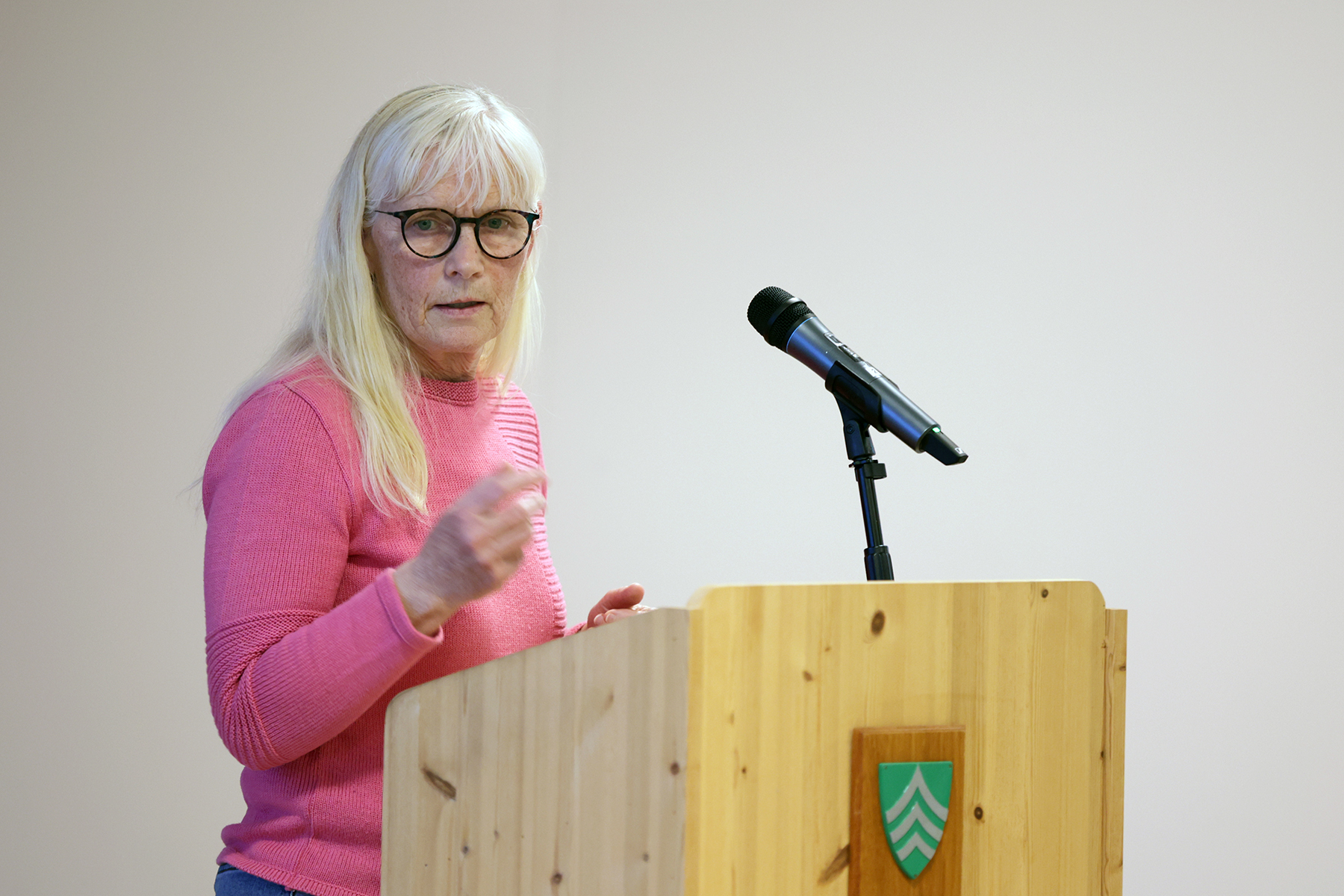 Ingeborg Hagerup argumenterte for 30-sone der det ferdes mange myke trafikanter.