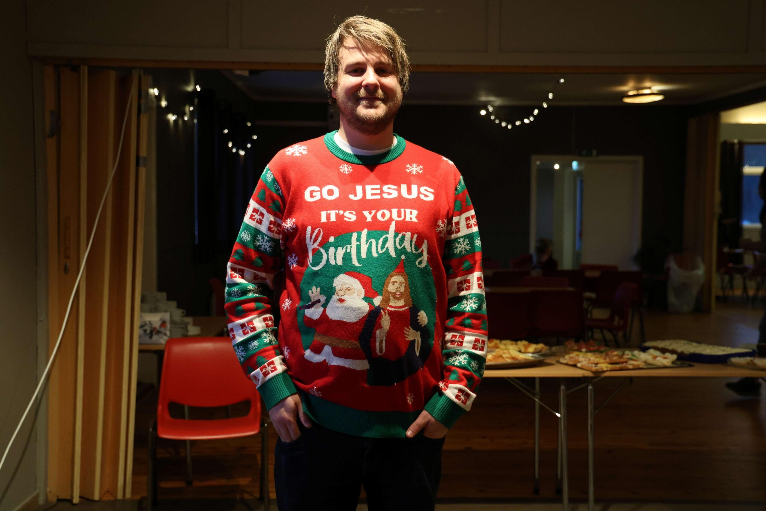 Hadde det v&aelig;rt en premie til &aring;rets t&oslash;ffeste julegenser, hadde Anders Aukrust g&aring;tt av med overlegen seier.