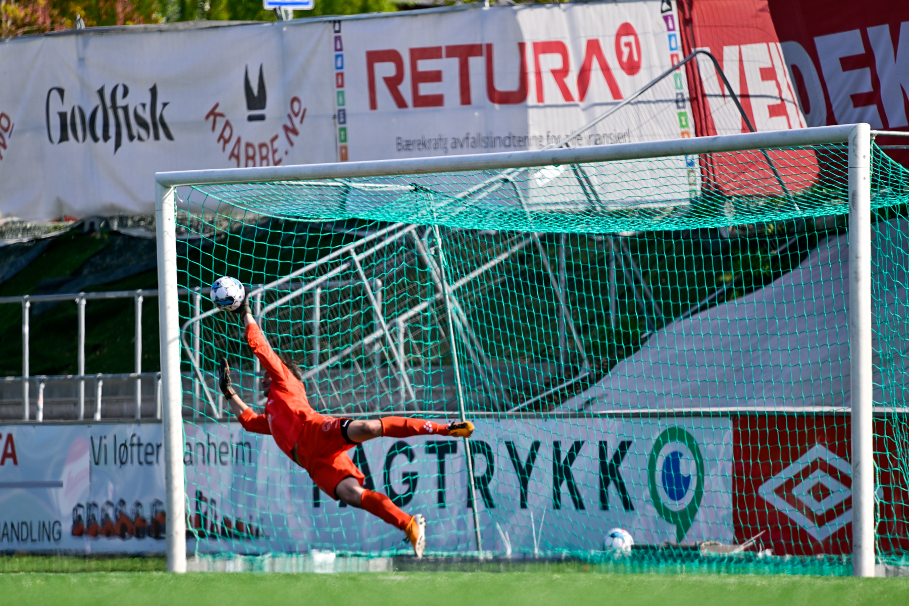 H&aring;kon Lein Fugl&aring;r spilte en sterk kamp. (Foto: Kristian Dahle Klocke)