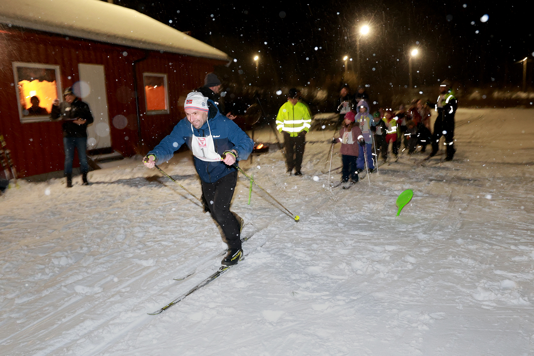 Frode Morken var først ute med startnummer 1.