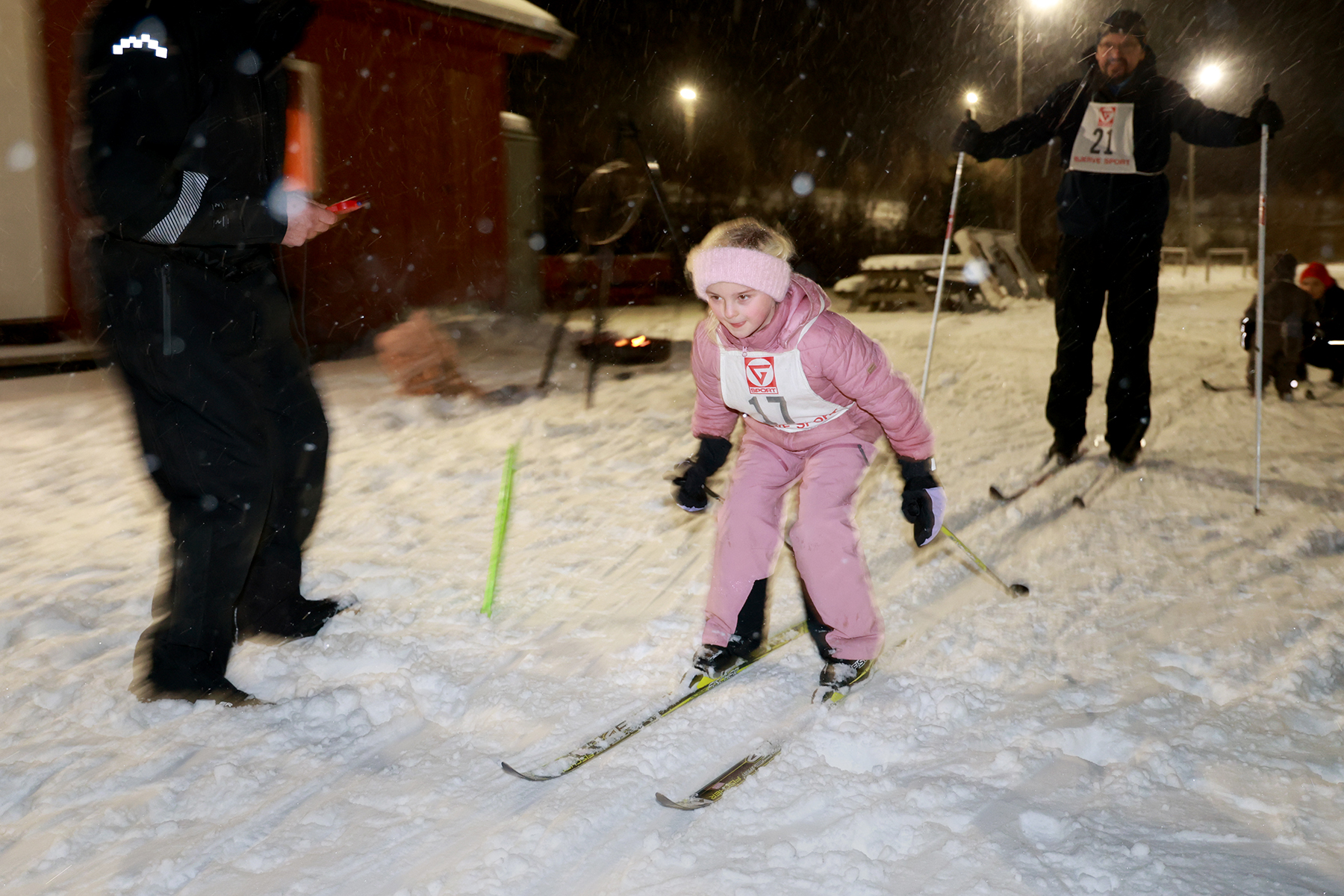 Nora i fin stil med dobbeltak ut fra start.