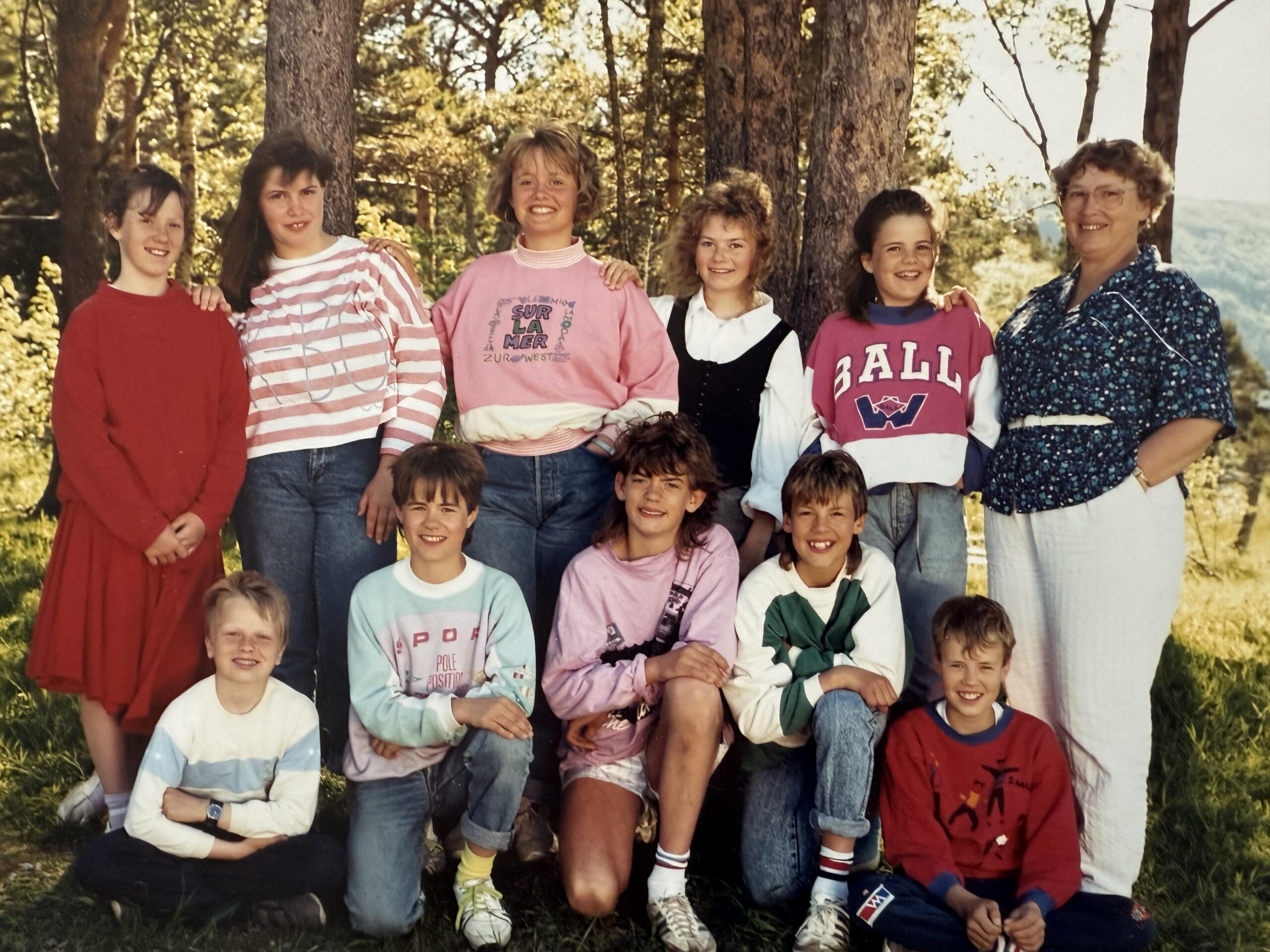 Denne gjengen hadde Ellen i seks &aring;r p&aring; Vik skole. 