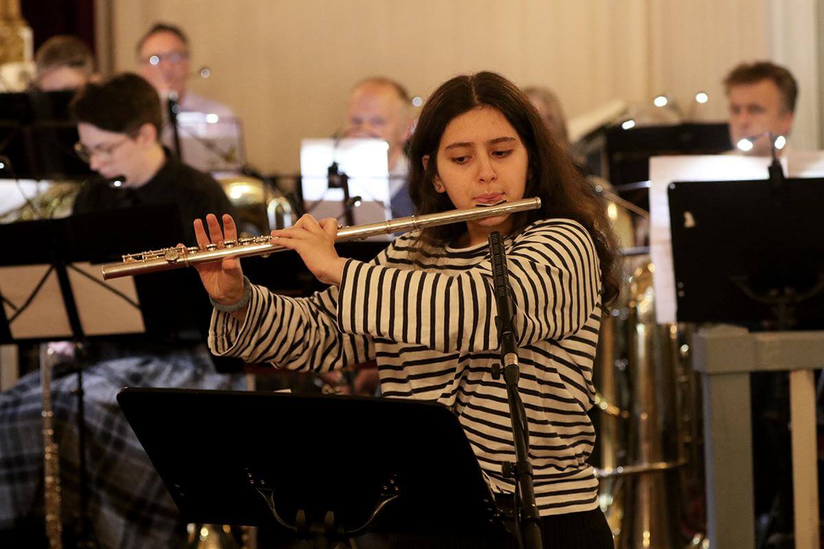 Nadia Debes gikk videre til regionfestivalen med "En svak stemme", en komposisjon i musikk, dikt og bilde. (Arkivfoto: Magnus Tyldum Ribsskog)