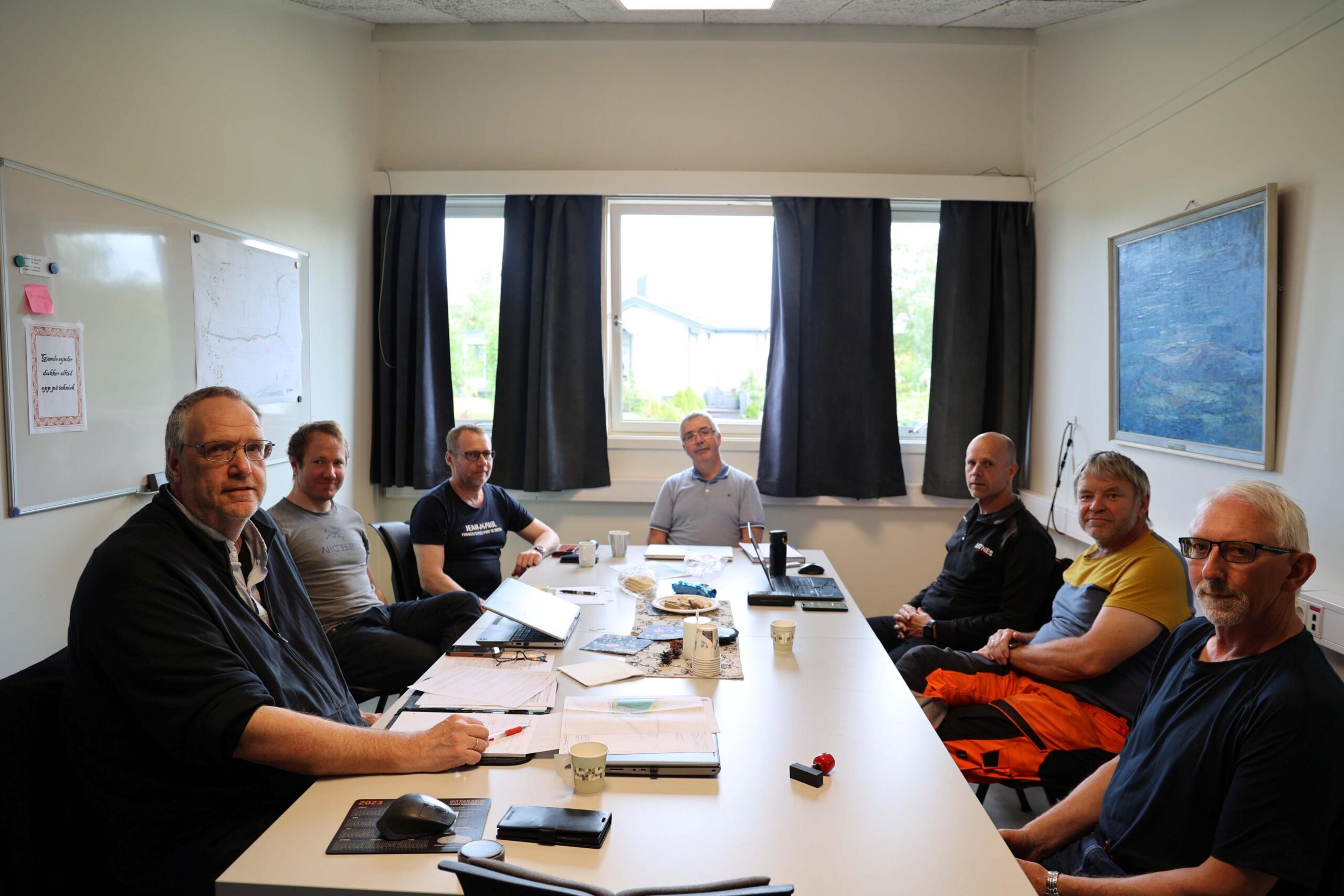 Under torsdagens møte ble Flatanger kommune og entreprenøselskapet enige om kontrakt-teksten.