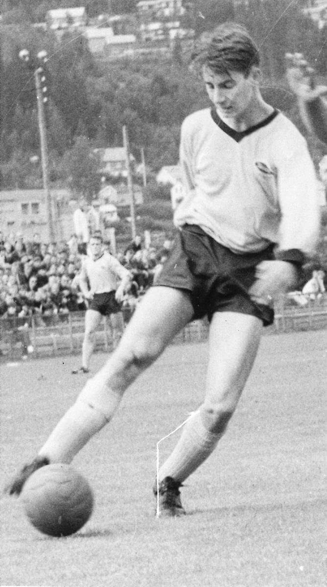 Tore Lindseth tok "the double" med Rosenborg, men en ulykke hinderet ham fra å bli landslagsspiller. (Foto fra boka)