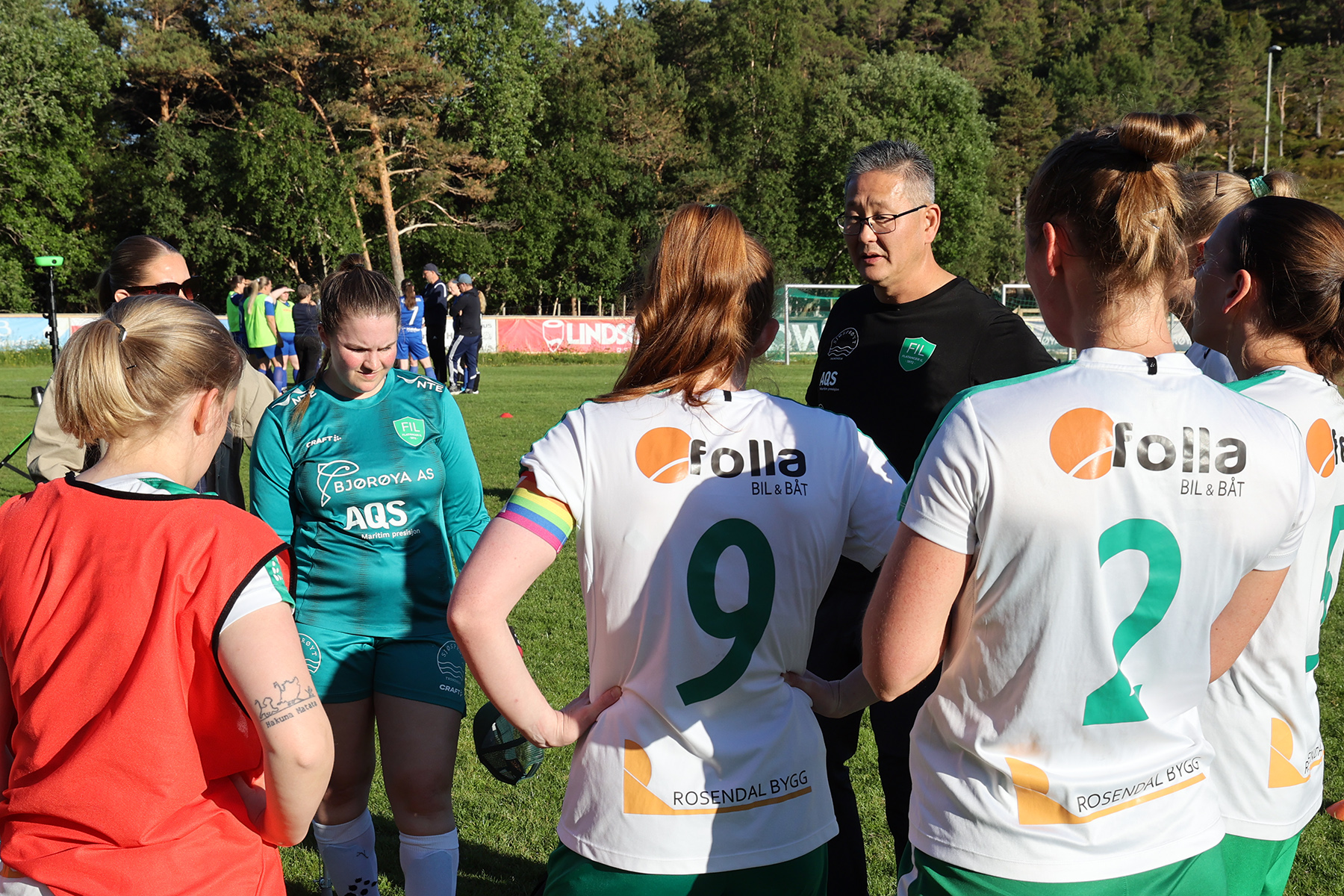 Lars Haagensen er trener for damelaget, og h&aring;per at mange tar turen til Vik torsdag for &aring; se den siste hjemmekampen. (Arkivbilde)