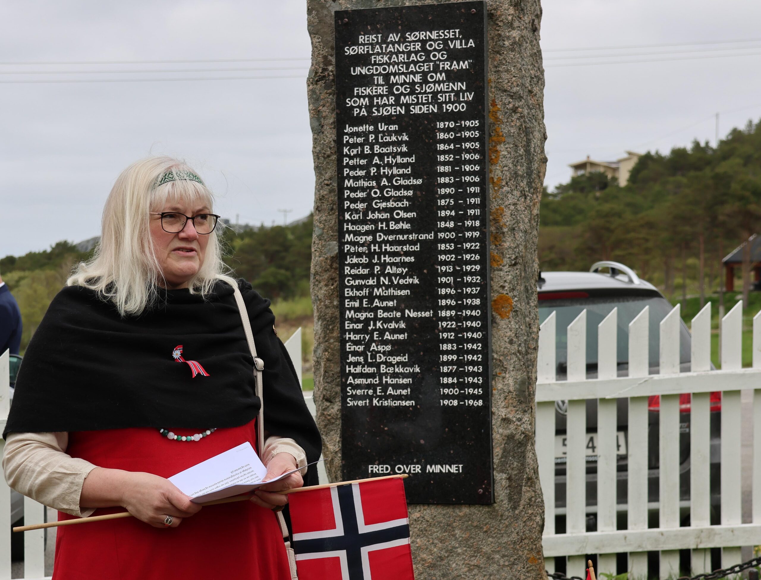 Lisbeth Hustad snakket om viktigheten av &aring; ta vare p&aring; hverandre. 