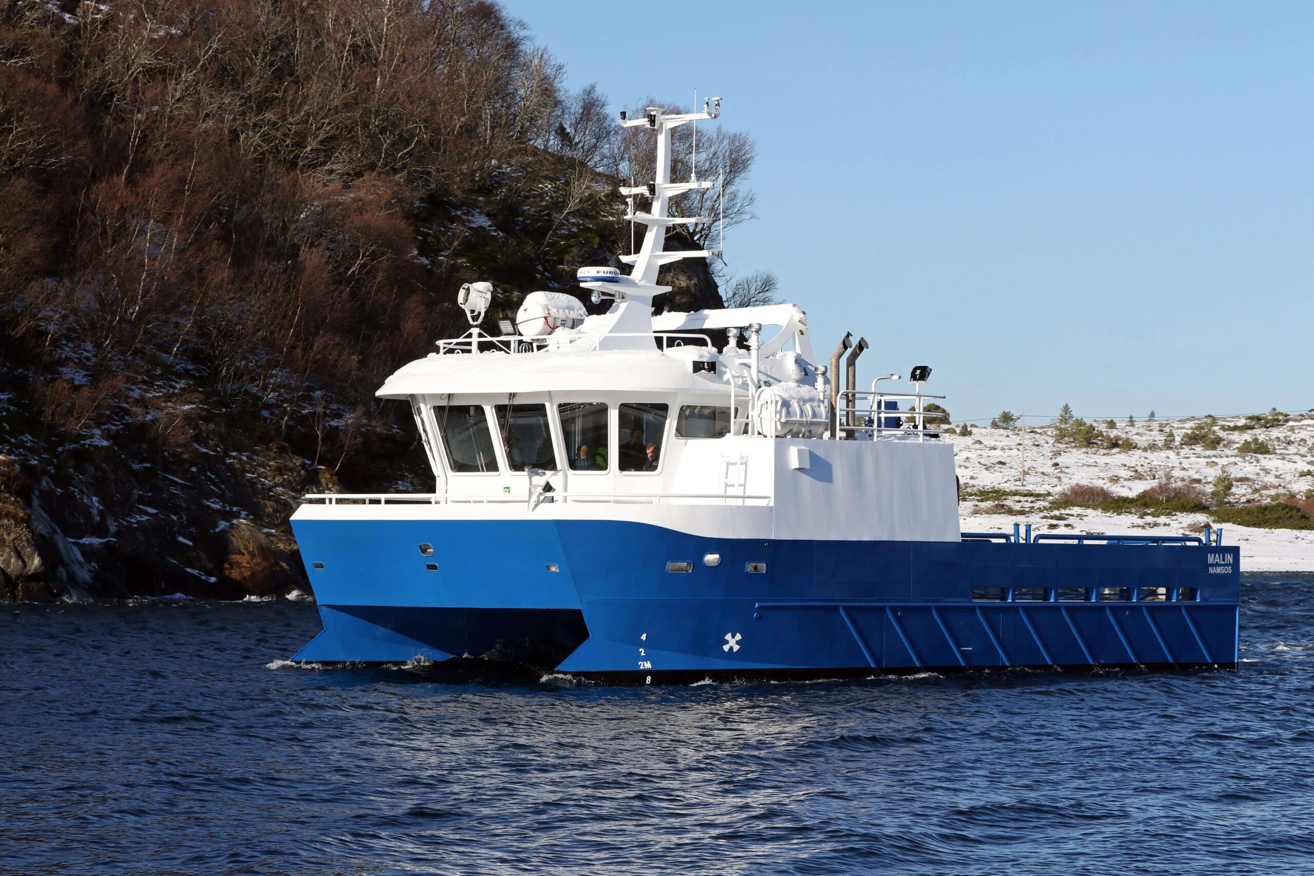 Malin er navnet på det nye båten til Bjørøya.