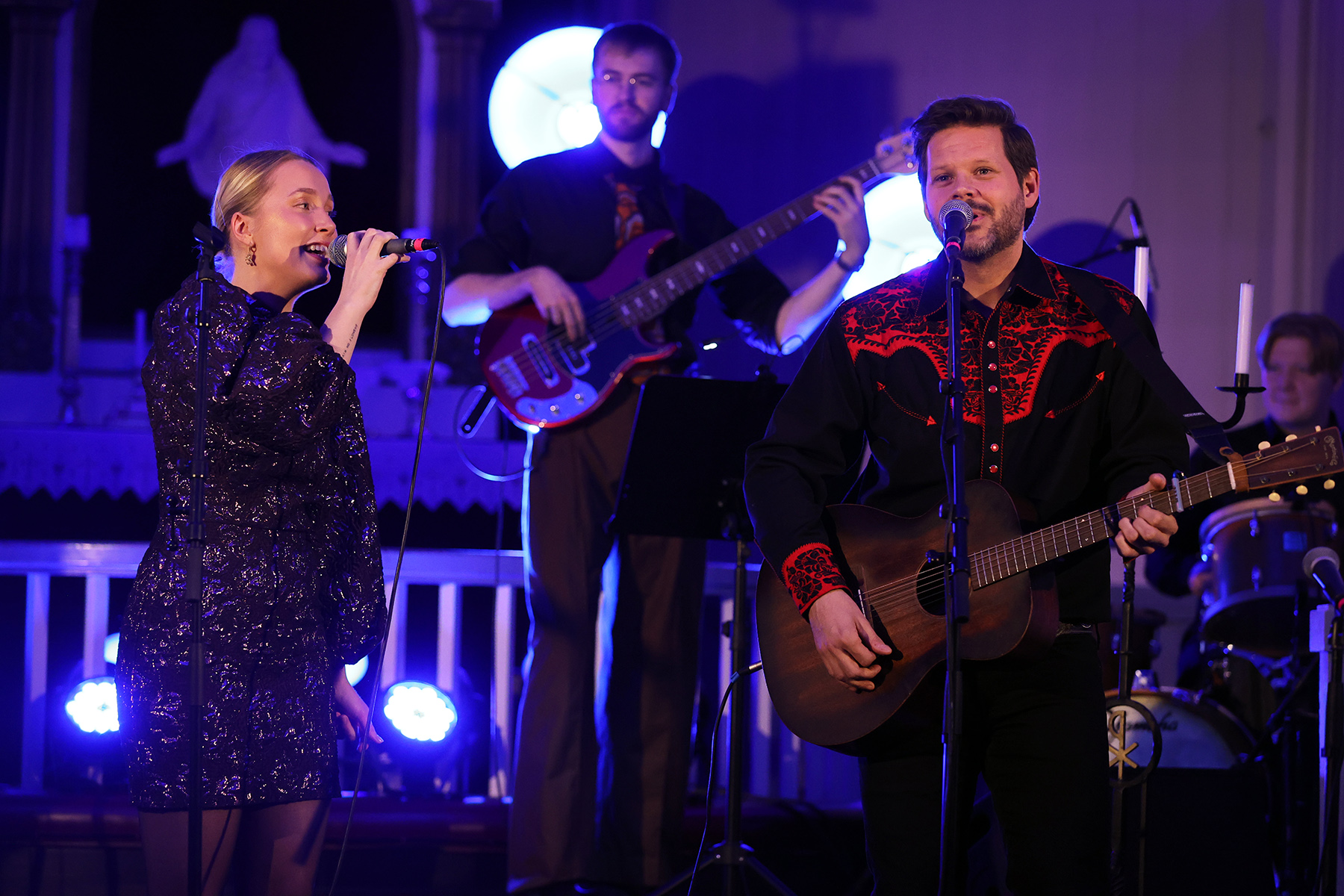 Maren Emilie og Dag Erik i duett.