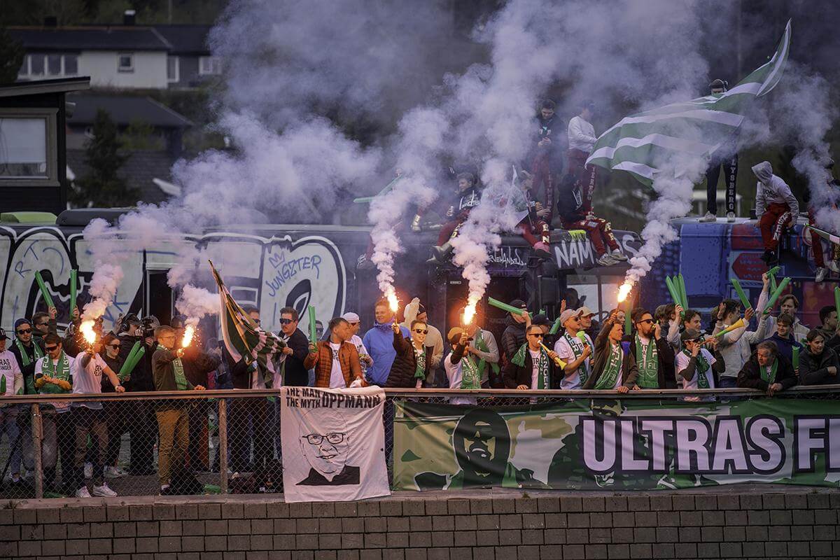 Ultras har meldt sin ankomst, og det ryktes at de har nye sprell p&aring; lur. (Foto Kristian Dahle Klocke)
