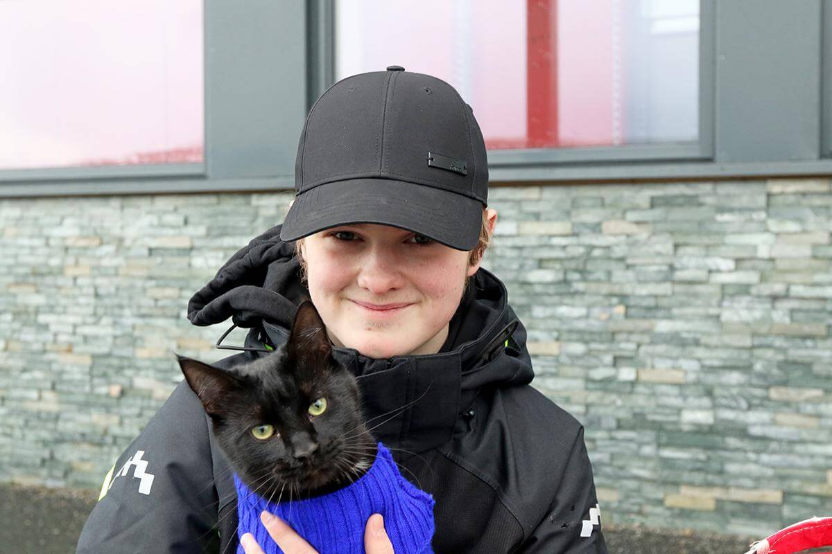 Noah og Rambo er bestevenner og f&oslash;lger hverandre overalt.