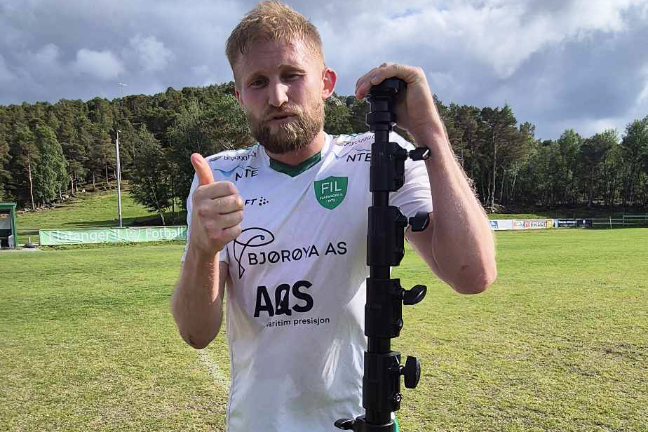 Ola Kristian Dahle H&oslash;stland er tilbake for fullt etter skade, og spilte hele kampen l&oslash;rdag. (Foto: Johnny Dahle)
