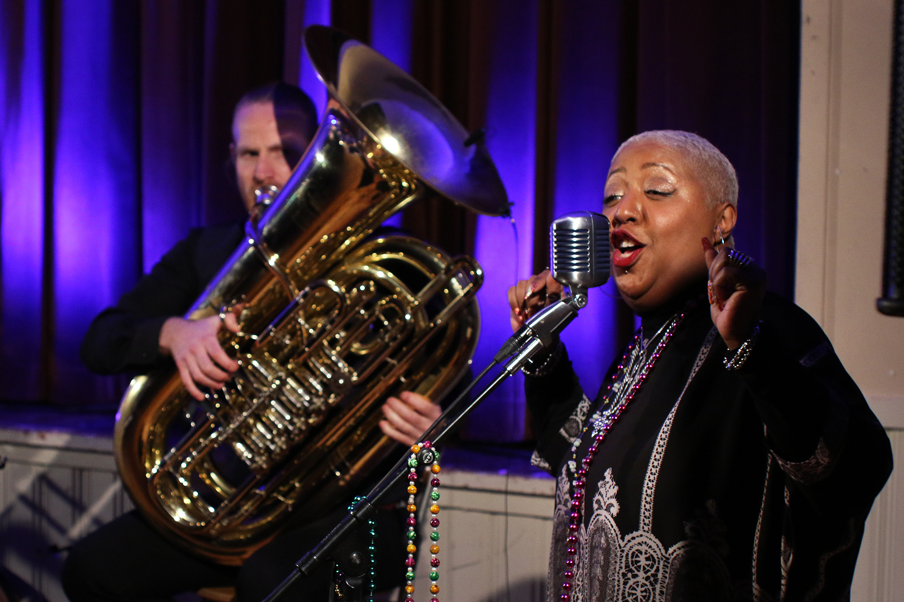 Tubaist Steffen Granly og Tricia Boutt&eacute; hadde et helt fantastisk samspill.