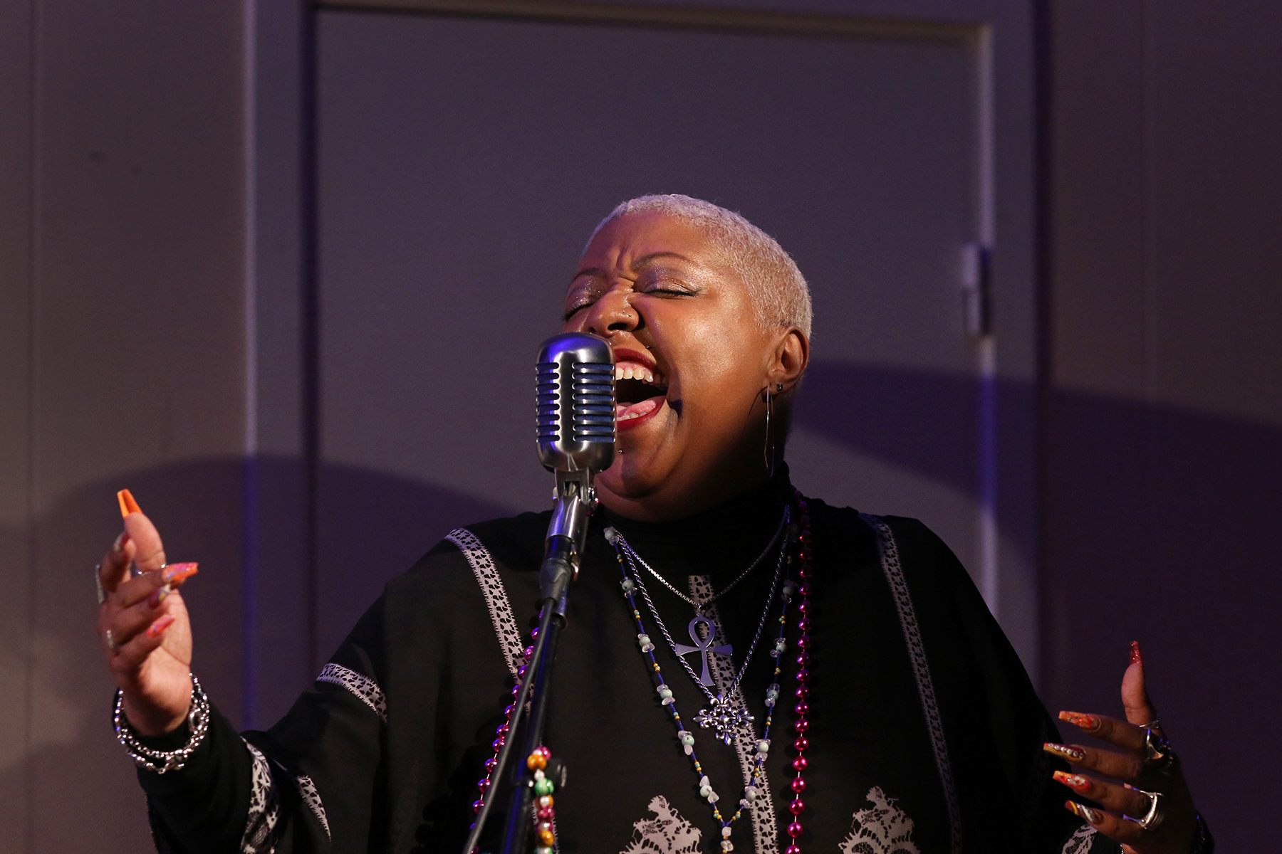 Tricia Boutt&eacute; imponerte stort med sin kraftfulle stemme.