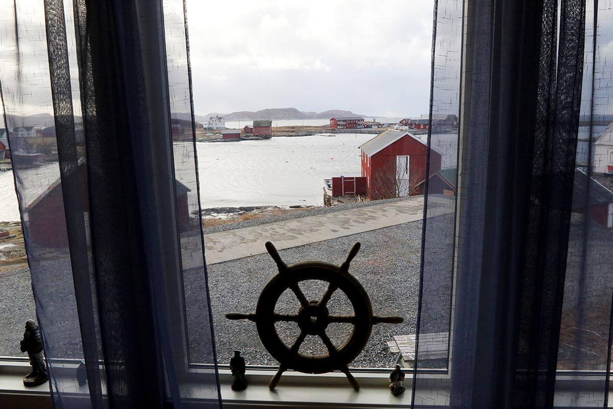 Rorhuset har fått eget ror, og utsikten er upåklagelig.