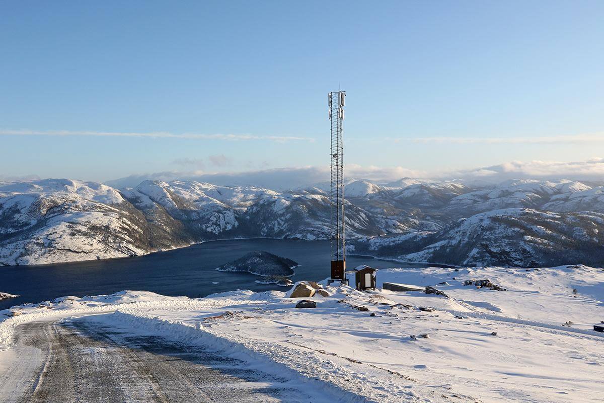 Ei ny mobilmast vil bedre dekninga i området.