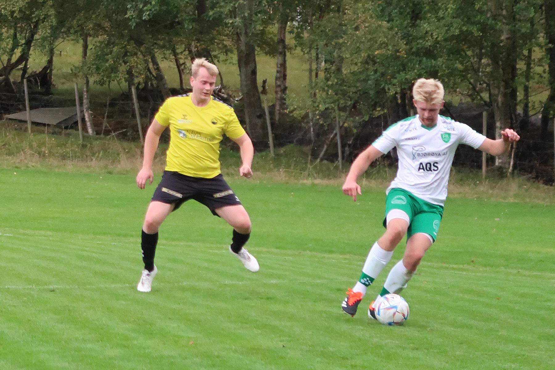 Simon Stamnes Haagensen i aksjon.