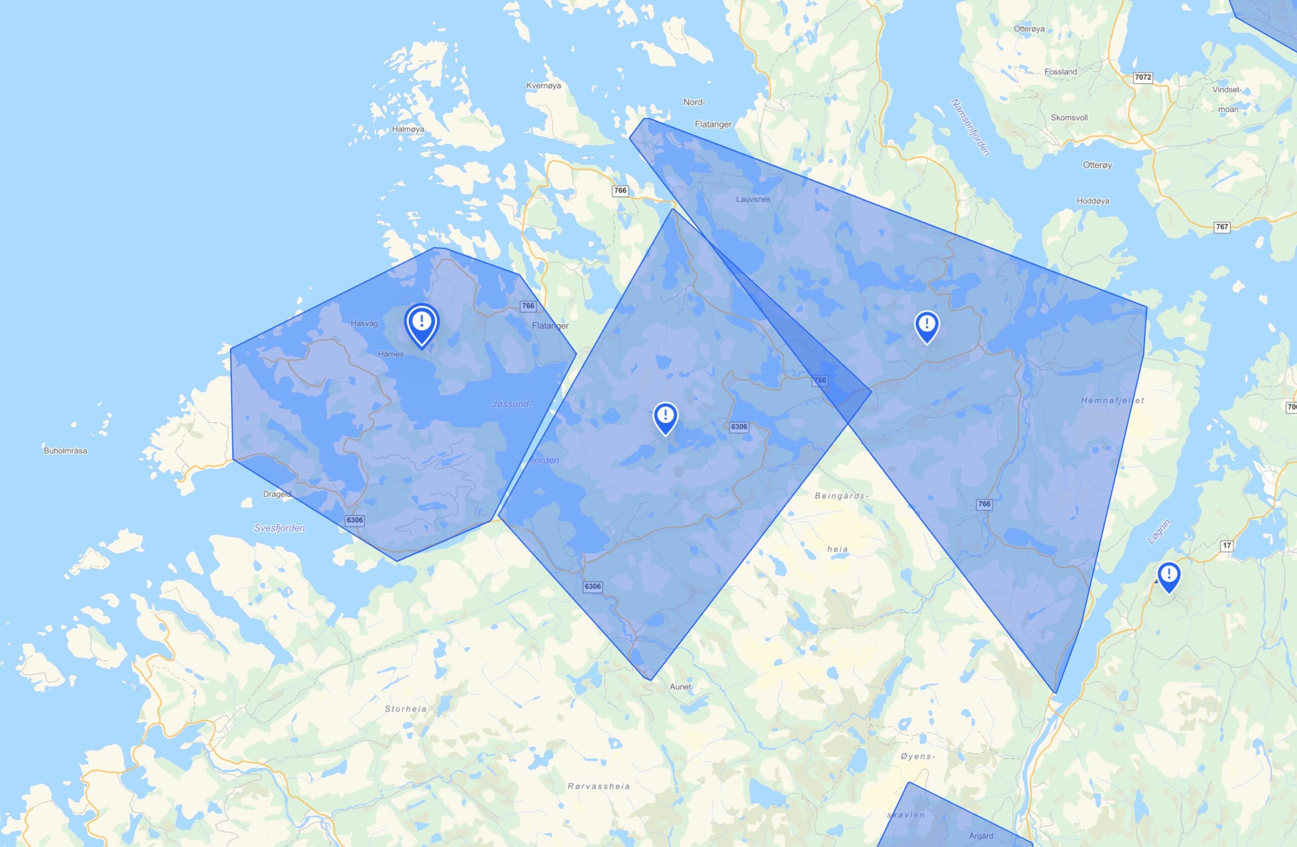 Store deler av Flatanger er uten strøm, og nå begynner basestasjonene for mobil å falle ut.