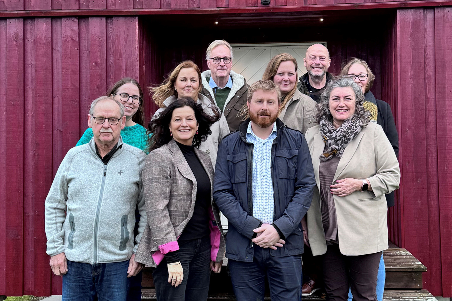 Styret og ansatte i Visit Namdalen var samlet for &aring; legge strategien for satsinga framover, etter &aring; ha vunnet anbudet om &aring; levere tjenester til namdalskommunene. (Foto: Visit Namdalen)