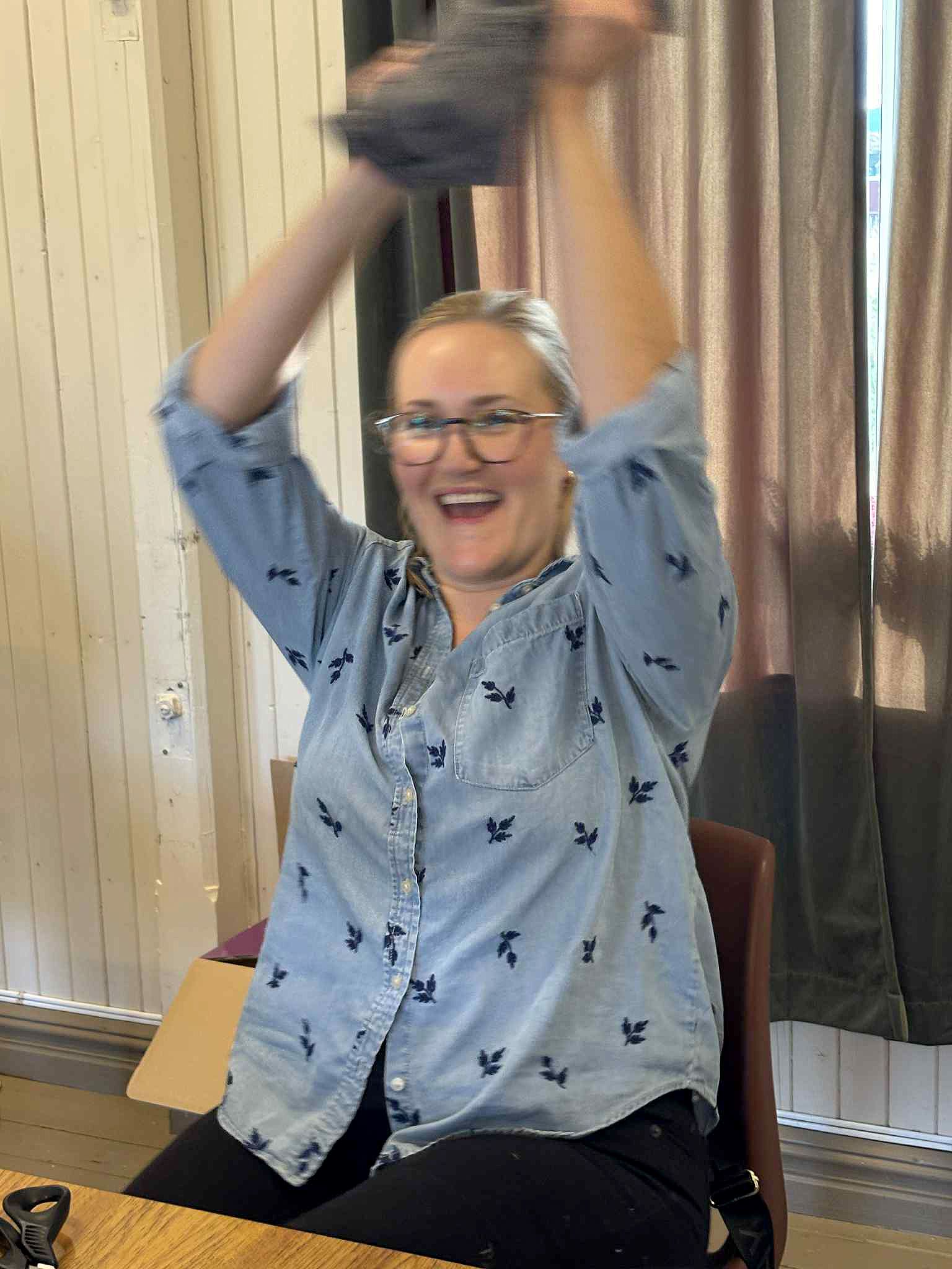 Ida-Magrit Lindstad Angen jublet over &aring; ha l&aelig;rt seg &aring; sy toalettmappe!