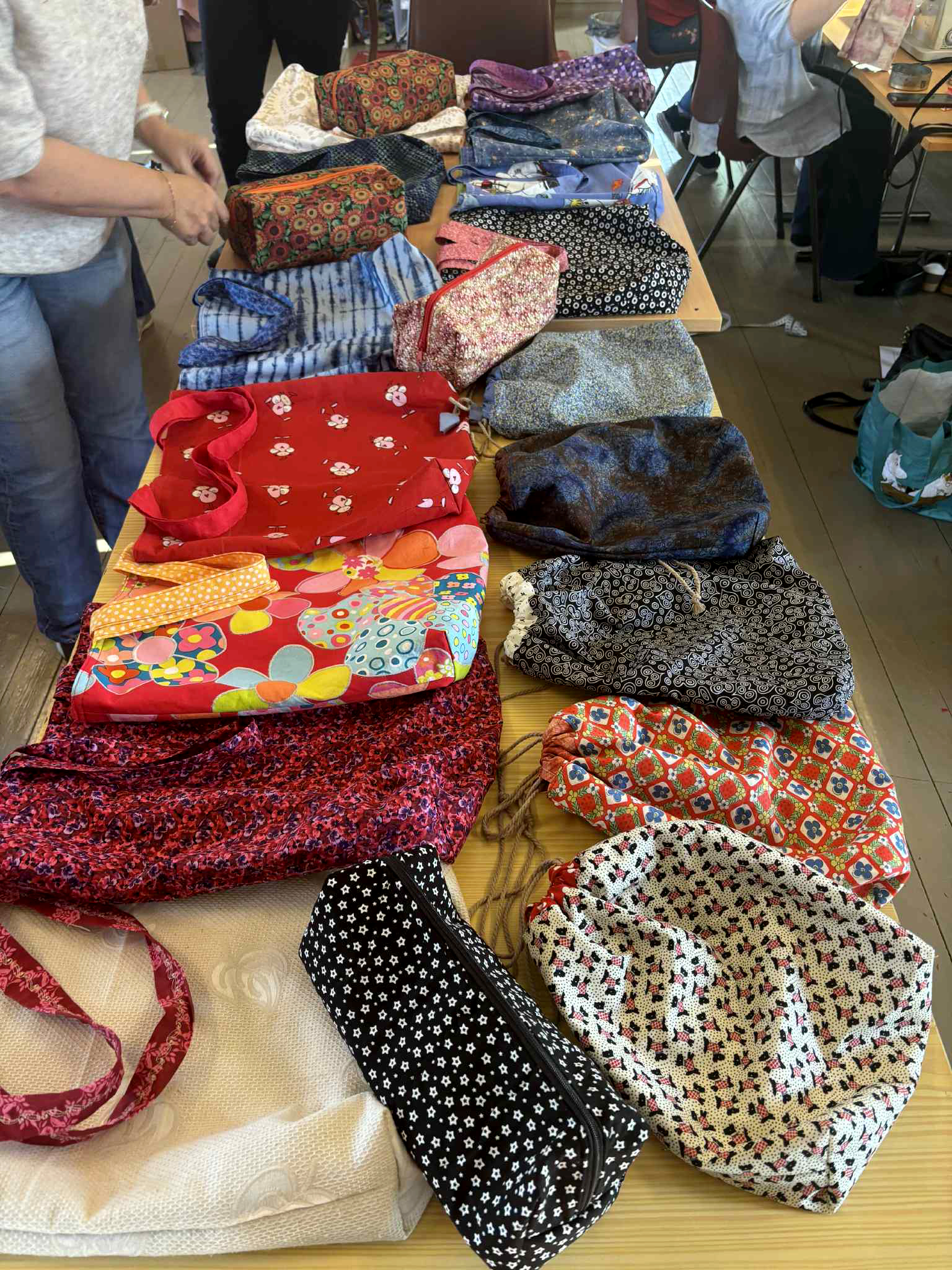 Sykurset resulterte i flotte, fargerike produkter.