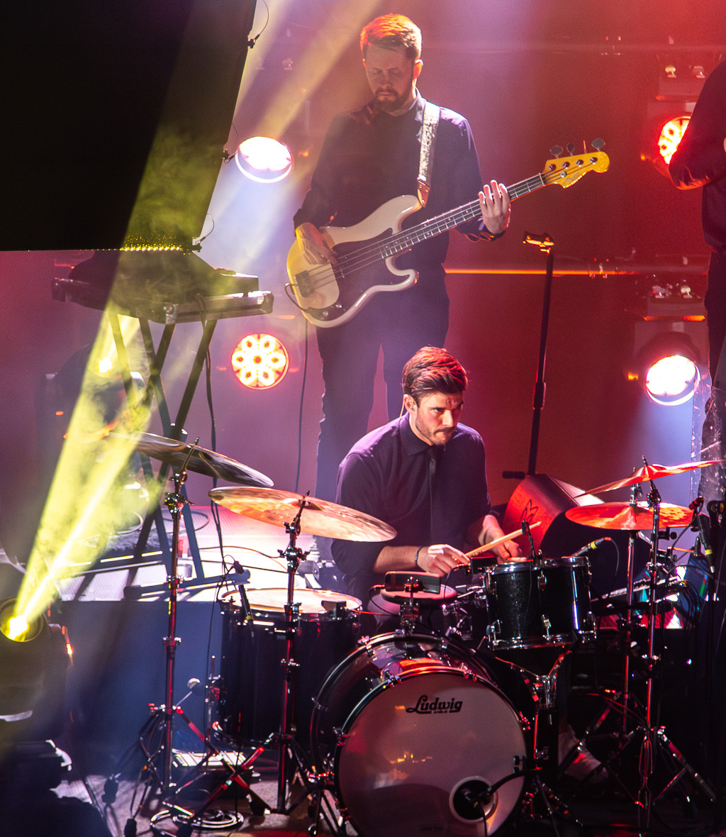 Isak Seltveit på bass og Magnus Galguften på trommer under "Hallelujah". (Foto: Gerd Stiberg/Jazzfest)