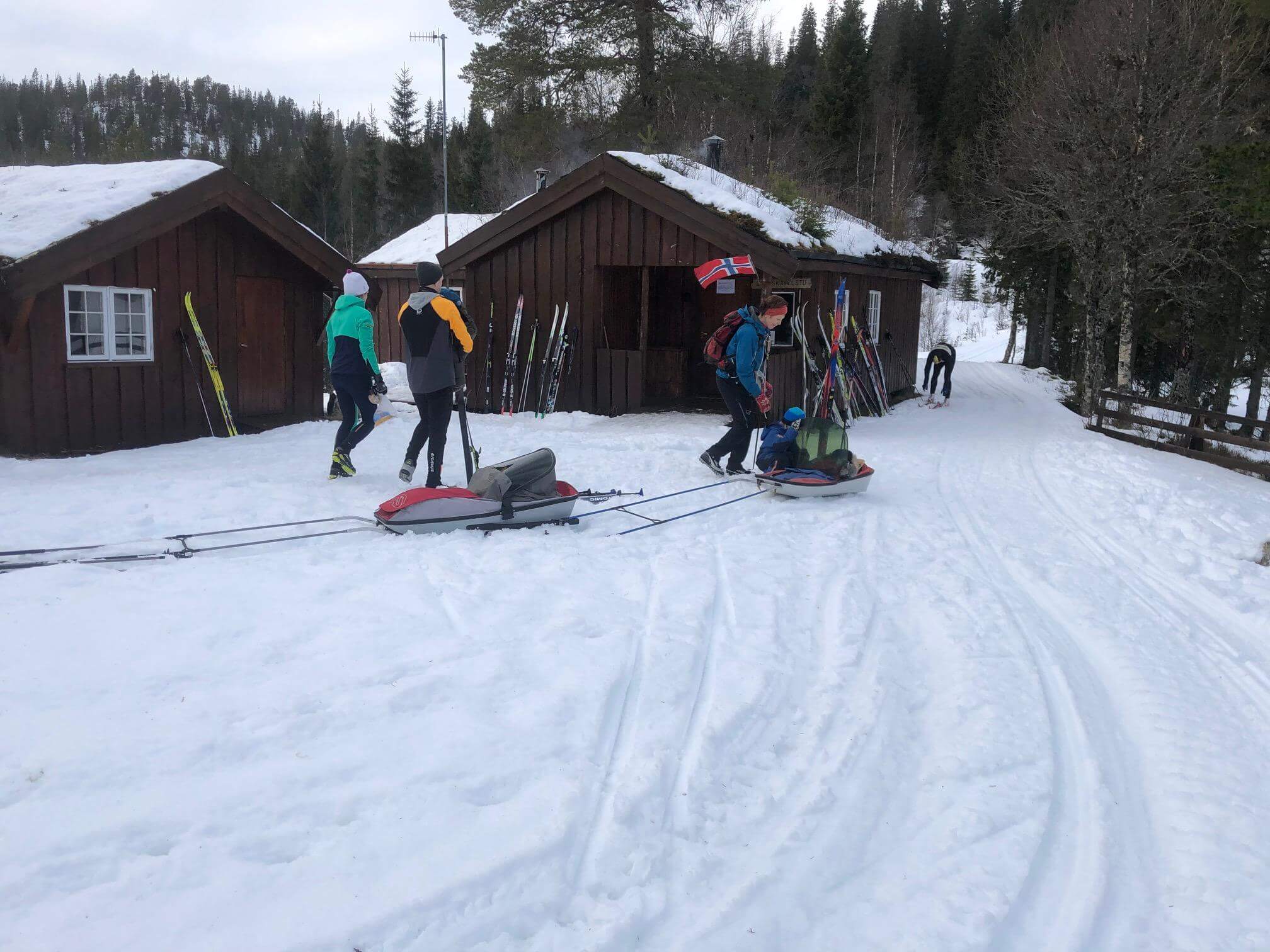 Trimgruppa i Namdalseid IL ut på søndagsturFoto: Namdalseid IL