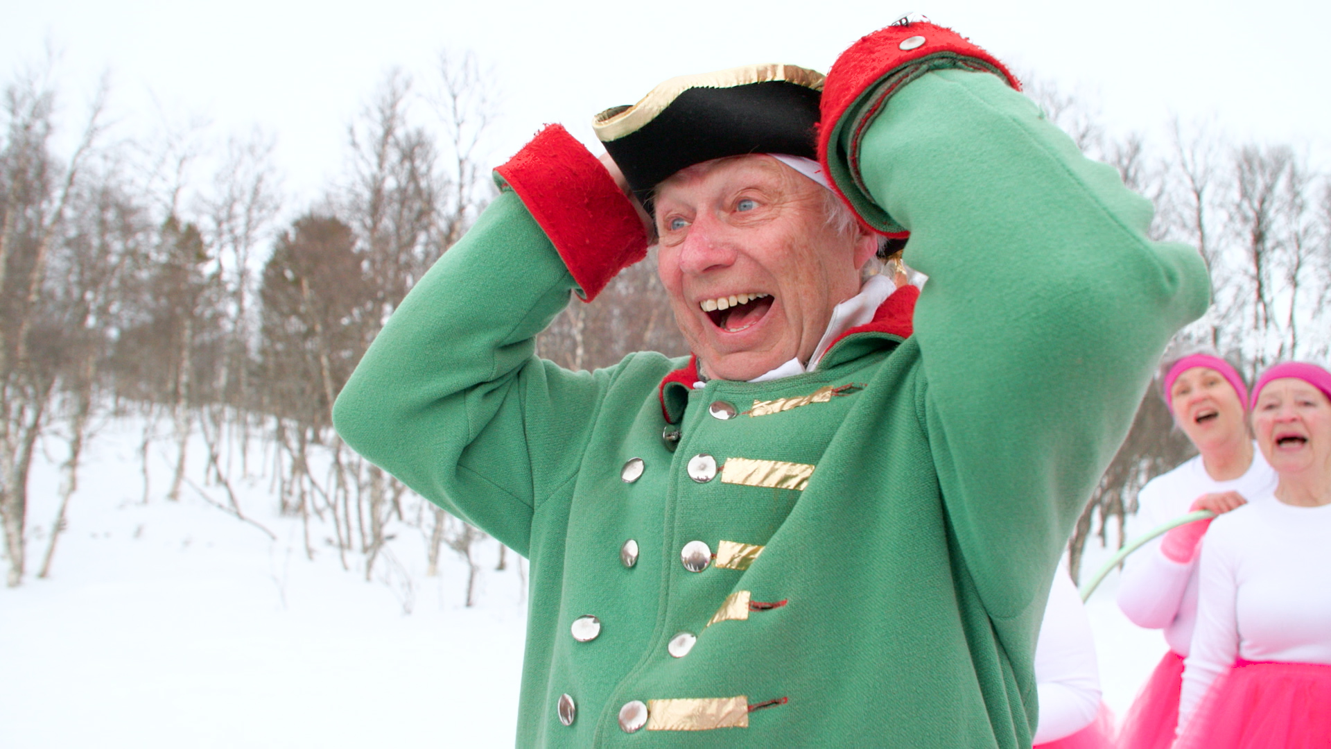 &Oslash;ystein Dolmen skaper mange komiske scener som general Armfelt. Foto: Merete Lien.