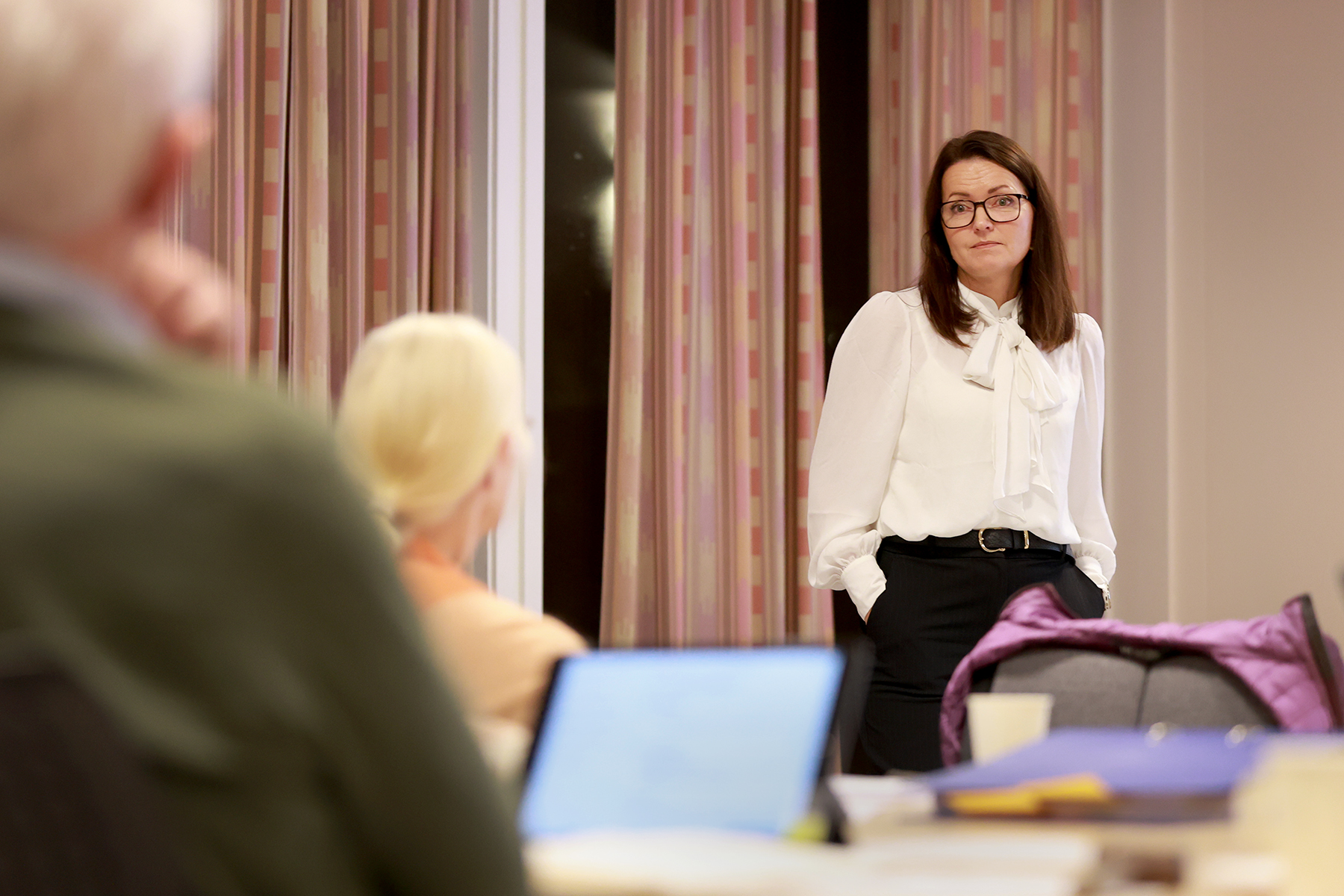 Venche Fosseng, kommunalsjef for oppvekst og kultur, la fram planene for barnehagen i det siste formannskapsmøtet.