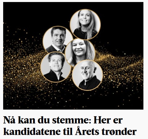 Dette er saken fra Adressas artikkel om kåringa. Skjermdump: Adressa.no.